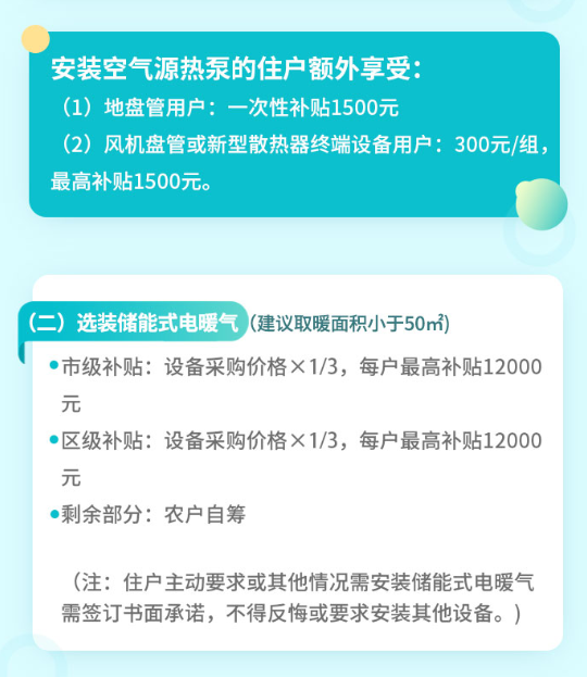  北京延慶：最高2.4萬！熱泵最高補1.2萬，清潔取暖補貼政策好給力